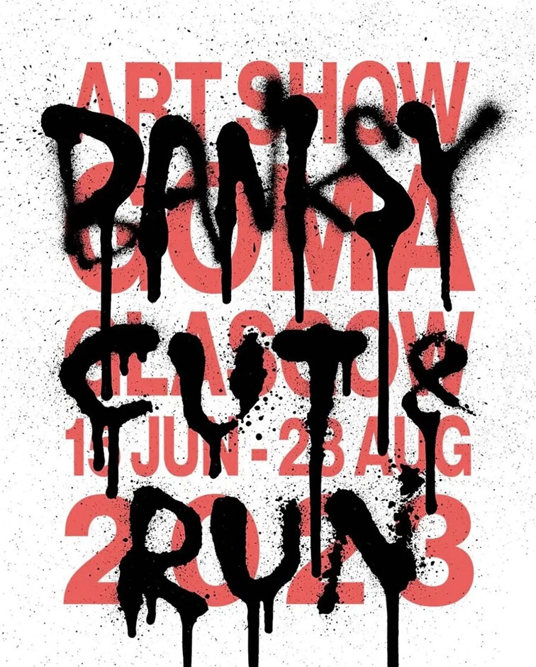 BANKSY - Cut & Run - Limited Ed Poster (GOMA 2023)