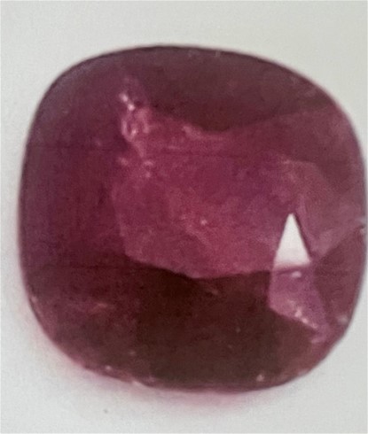 5.13 Carat Red ruby certified with retail valuation $1,436-Investment grade