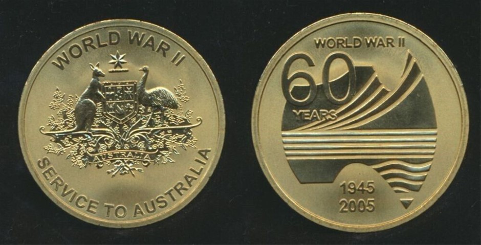 Australia: 2005 WWII Service to Australia 60th Anniv. medal given