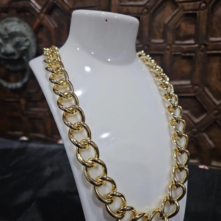 18k Italy Stamped Solid Heavy Yellow Gold Filled Chain-Quality Guarantee