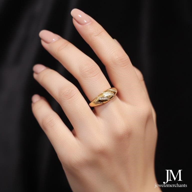 18K/Italy Solid Gold Filled Ring -(stamped 18K/Italy)-Warranty Quality-9 US