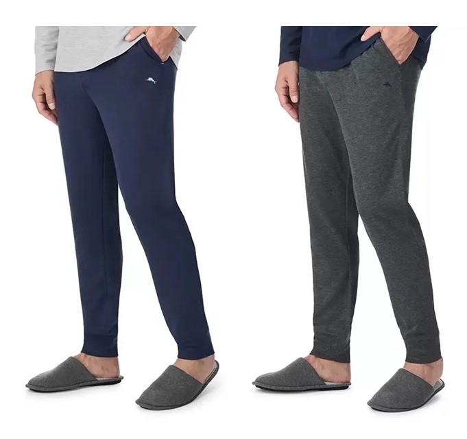 4 x TOMMY BAHAMA Men's Lounge Pants, Size 2XL, Navy & Grey, 1797062. Buyer