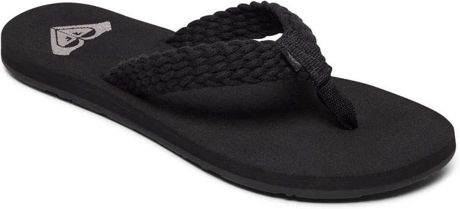 ROXY Women's Porto Sandals, Size US5, Black. Buyers Note - Discount Freigh
