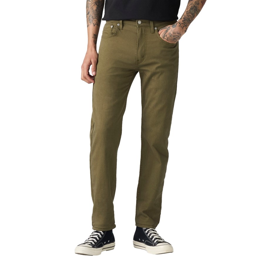 LEVI'S Men's 502 Taper Pant, Size 36x30, 56% Cotton, Green (1634), 29507. N
