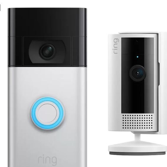 RING Video Doorbell 2nd Gen And Indoor Cam 2nd Gen.