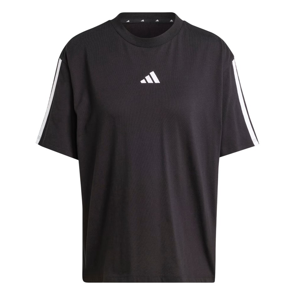 ADIDAS Women's 3S SJ BF Tee, Size AU XL, Cotton, Black/White, JC5960. Buye