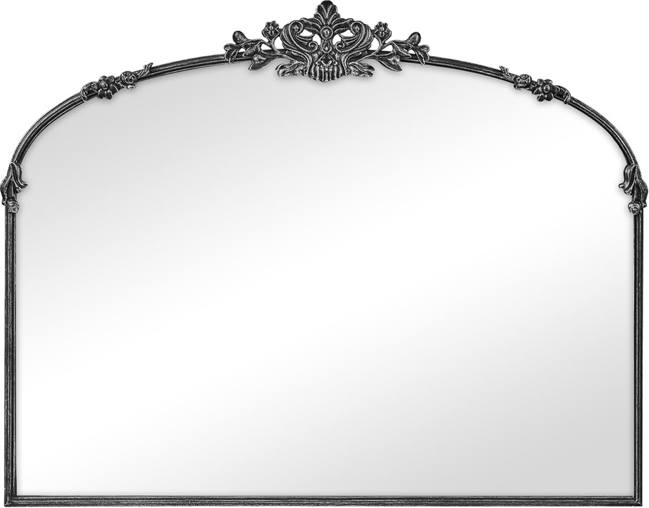 Cooper & Co. Florence 100cm Baroque Mirror, Black NB: Damaged box