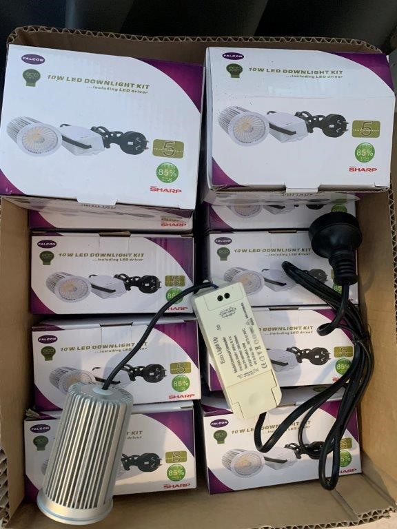 New in Box Falcon 10W LED Downlight Kit - Quantity 22
