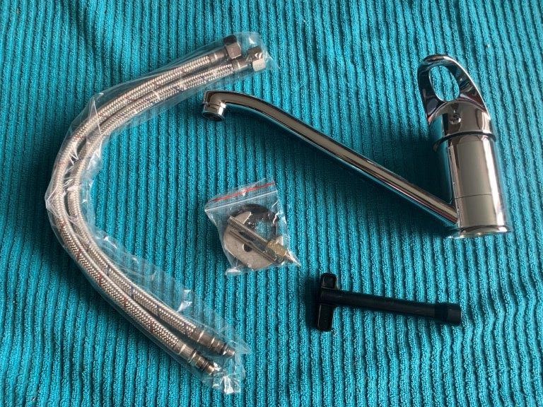 New in Box Phoenix Sink Mixer, Brass, Chrome Finish - Quantity 1