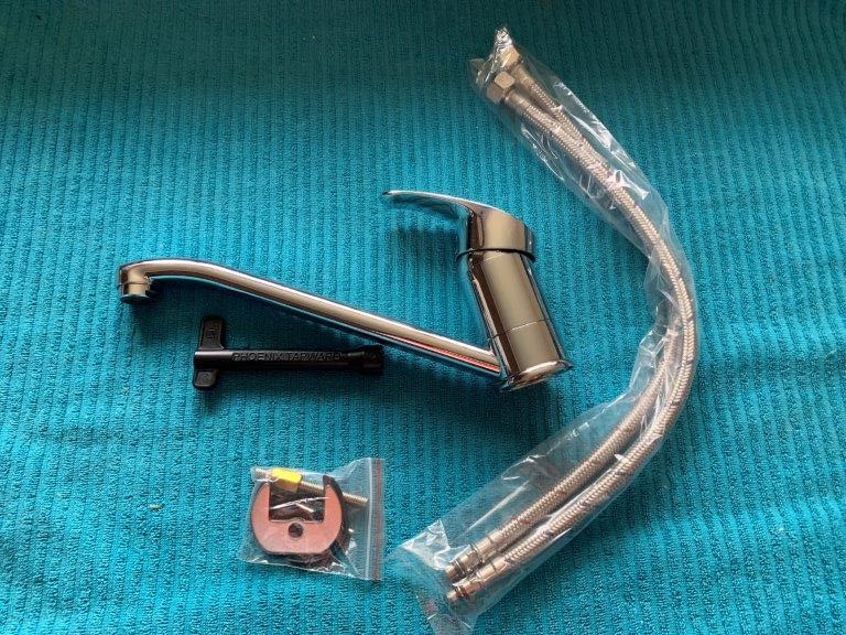 New in Box Phoenix Sink Mixer, Brass, Chrome Finish - Quantity 1