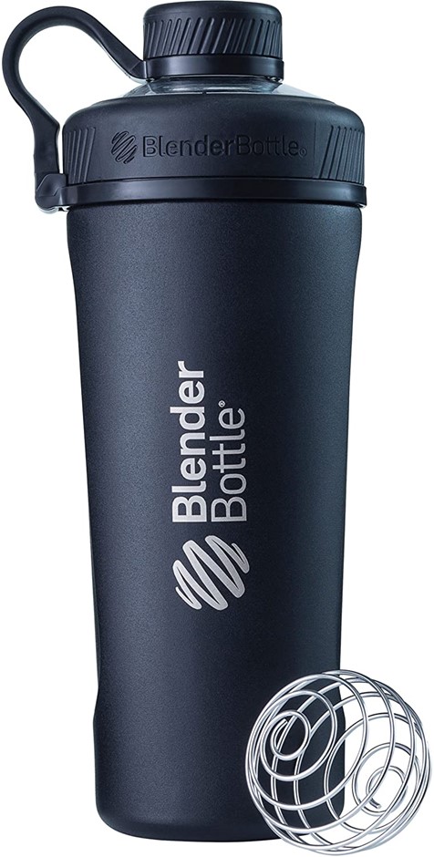 BLENDER BOTTLE Radian Stainless Steel Insulated Bottle, 770mL, Matte Black.