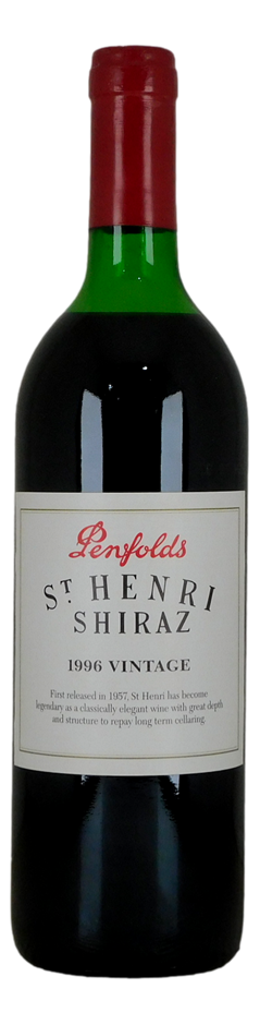 Penfolds St Henri Shiraz 1996 (1x 750mL) SA.