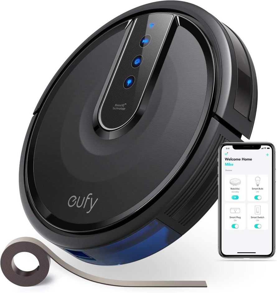 EUFY RoboVac 35C Wi-Fi, Upgraded, Super-Thin,1500Pa Strong Suction.