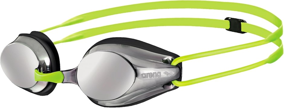 ARENA Tracks Junior Mirror Goggles, Racing Design, Anti-Fog & UV Protection