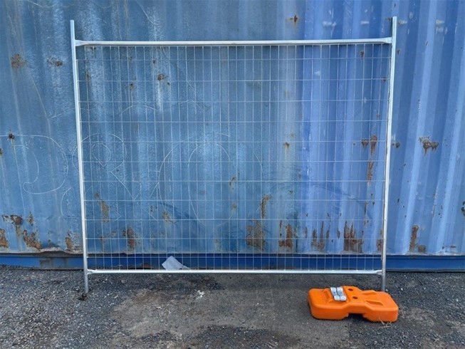 Quantity of 200 2026 Galvanised Temporary Fence Panels(Unused)