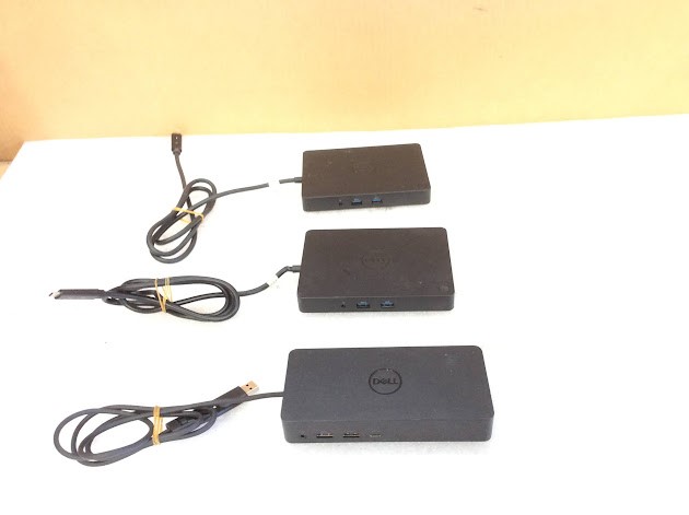 Dell K17A/D6000 Docking Station Black (Lot of 3)