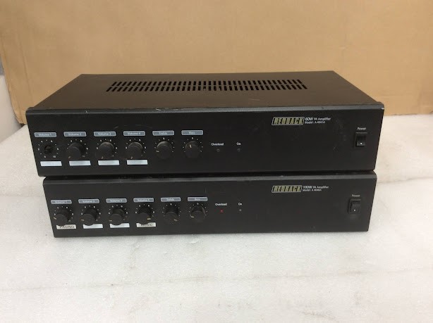 Redback A 4041A 60W&A4046A 100W PA Amplifiers (Lot of 2)
