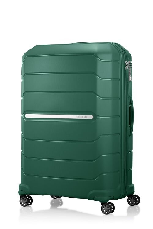 SAMSONITE Oc2lite Suitcase 81cm Luggage, Hunter Green. NB: Damaged Box.