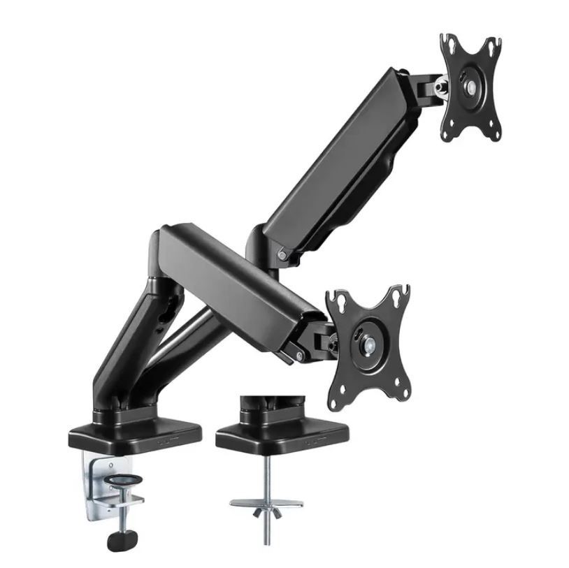 ACTIVIVA Dual Monitor Screen Steel Gas Spring Monitor Arm, Model ACA-MMA-DG