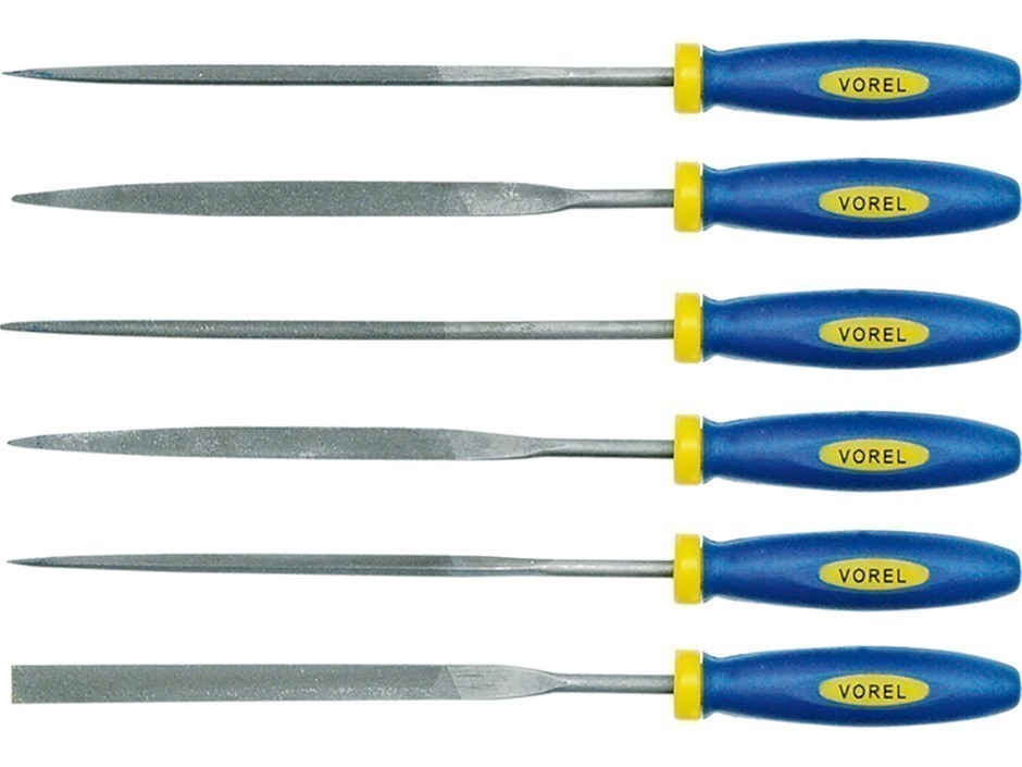 2 x VOREL 6pc 160mm Needle Files Sets.