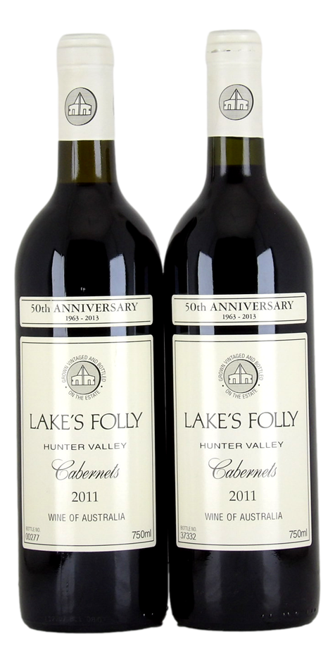 Lakes Folly Cabernets 2011 (2x 750mL), Hunter Valley