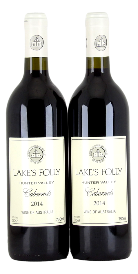 Lakes Folly Cabernets 2014 (2x 750mL), Hunter Valley