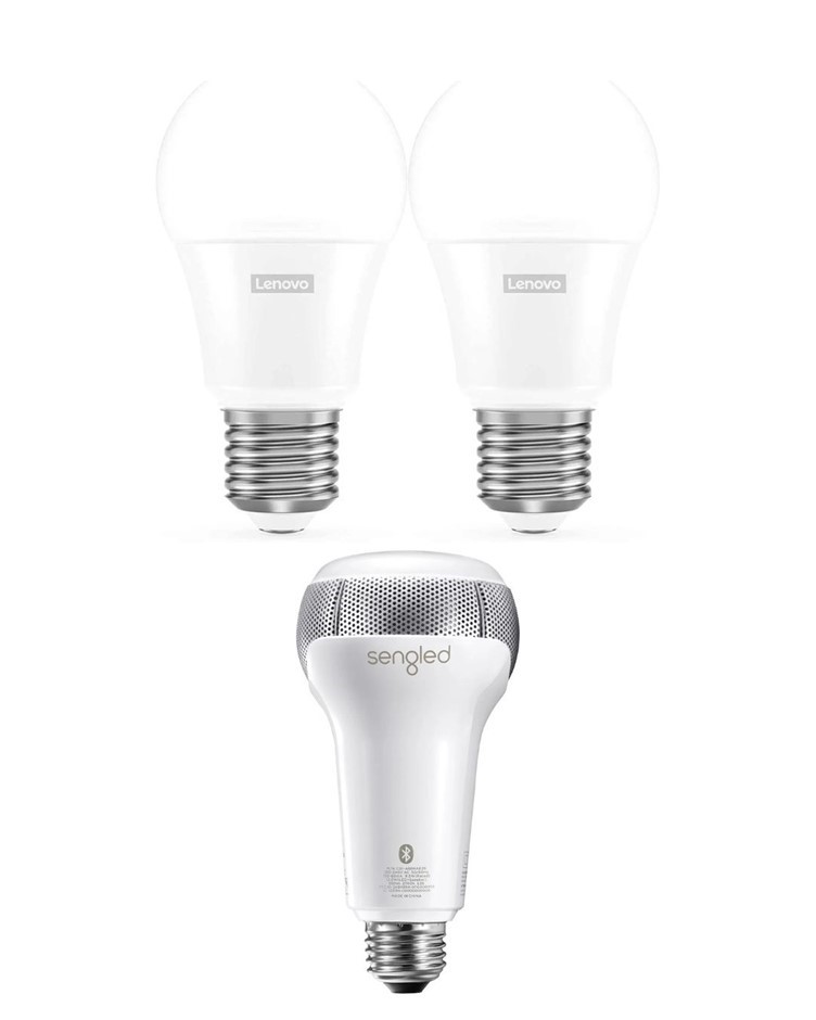 LIGHT BULB BUNDLE: LENOVO E27 Smart White Light Bulb (Pack of 2) + SENGLED