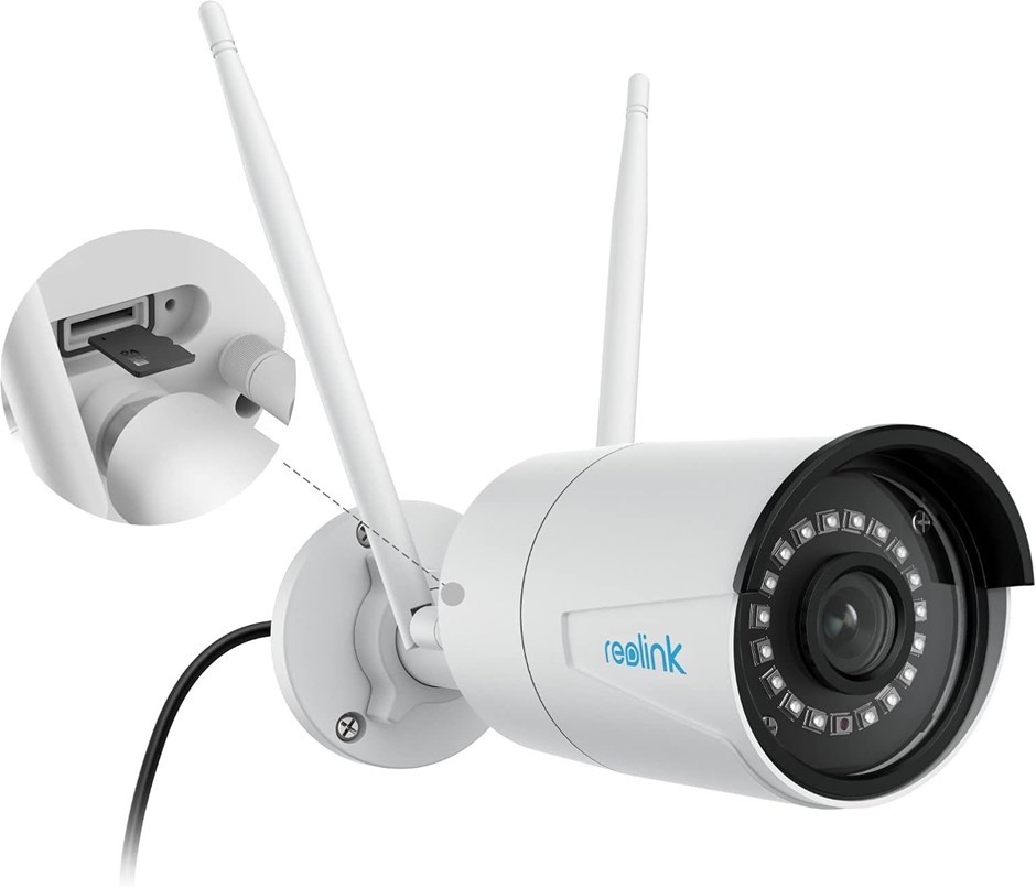 REOLINK RLC-410W 4MP 1440P Wireless Outdoor Security Camera, 2.4/5Ghz Dual-