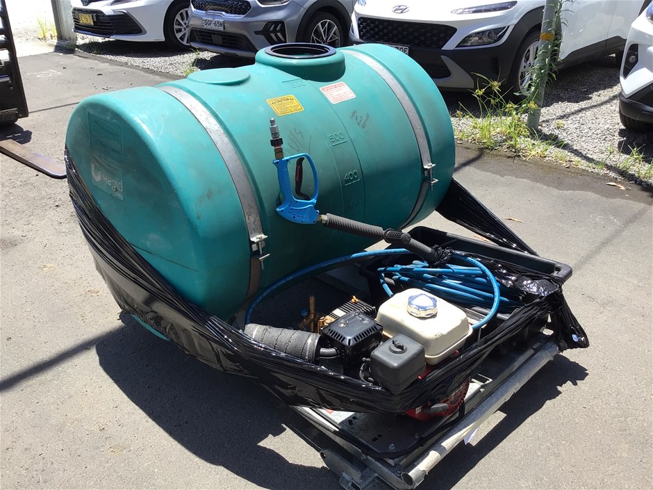Used High Pressure Washer with 600 Litres Water Tank