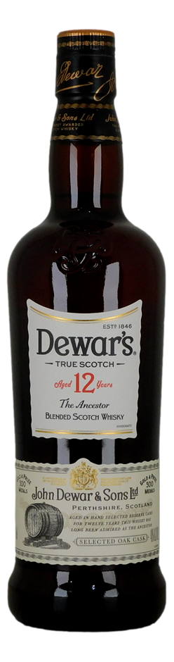 Dewar's 12 YO The Ancestor Blended Scotch Whisky (1x 700mL)