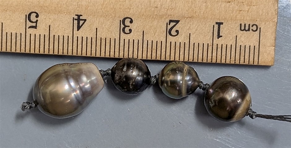 Four Salt Water TAHITI Tahitian Pearls