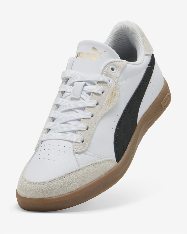 PUMA Women's Vikky Star OG Shoes, Size US9.5, White/Beige/Black (01), 21484