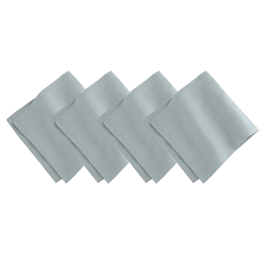 VILLEROY AND BOCH La Classica Napkin Collection, Light Blue, 21"x21" (Set o