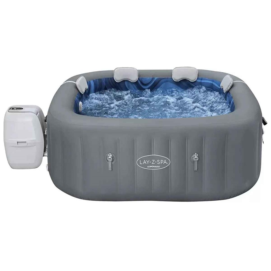 LAY Z Spa SaluSpa Coronado EnergySense Square Spa With Smart AirJet 6 Deep