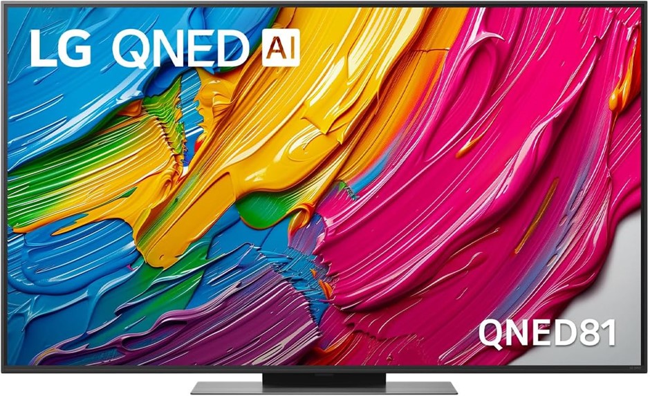 LG 55" QNED81A AI LED UHD 4K Smart TV 2025. NB: Minor use.