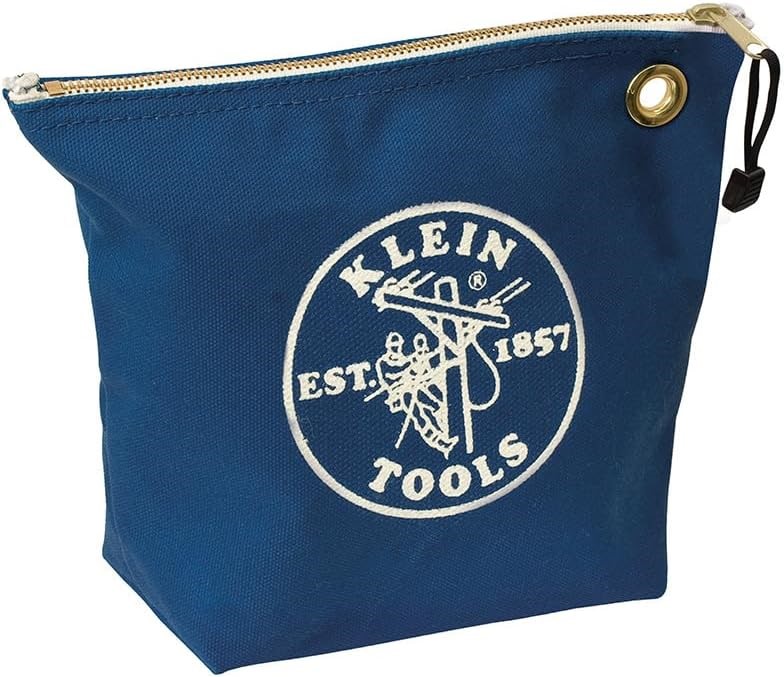KLEIN TOOLS 5539BLU Tool Pouch, Blue