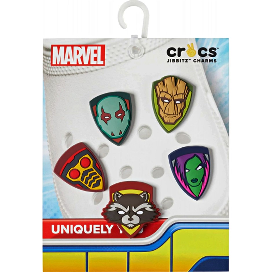 CROCS Jibbitz Disney Shoe Charms, Guardians of the Galaxy, 5 Pack