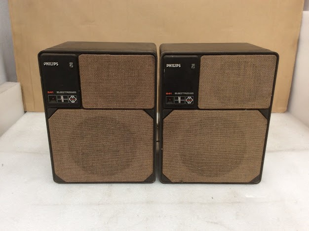 Philips 22RH541 Motional Feedback Loudspeakers (Lot of 2)