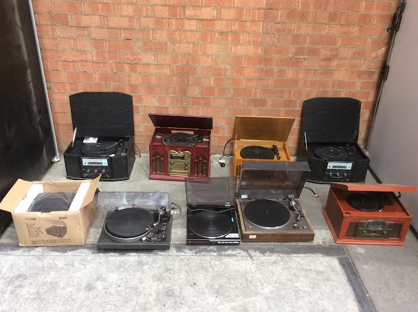 Mix Brand and Model Record Player Turntable/Music Systems