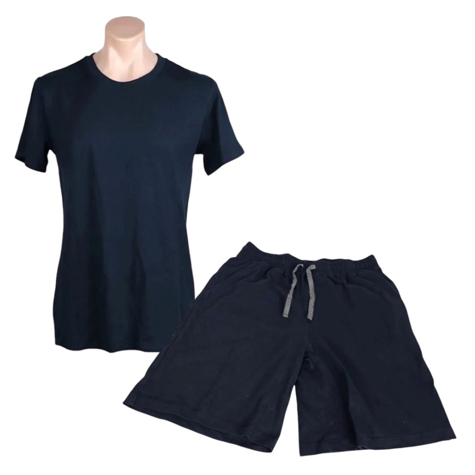 ADVENT Men's Pure Cotton Sleep Set, Size 3XL, 100% Cotton, Navy. NB: brand