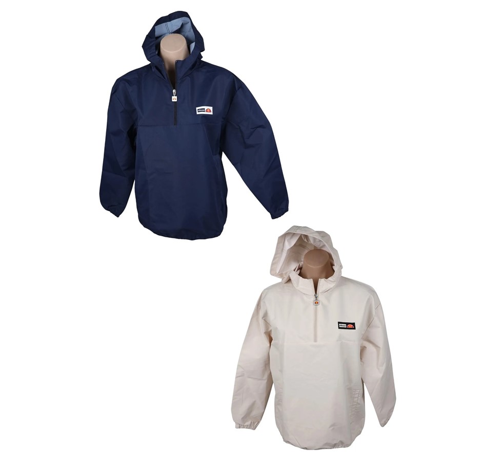 2 x ELLESSE Women's Nardini 1/4 Zip, Size UK10 / US6, Navy & Off-White, 167