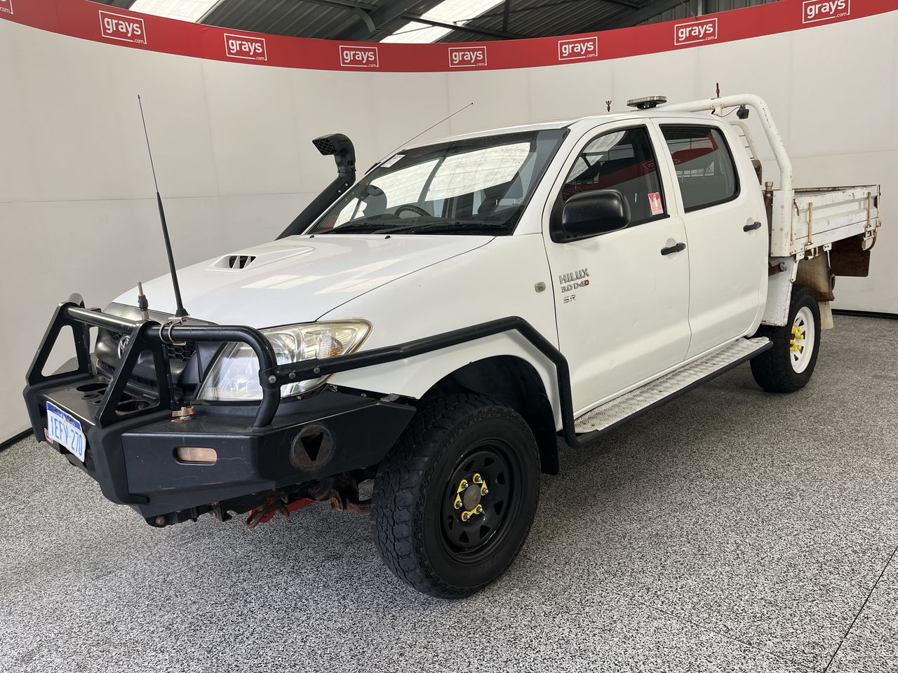 2010 Toyota Hilux SR (4x4) KUN26R Turbo Diesel Manual Crew Cab Chassis