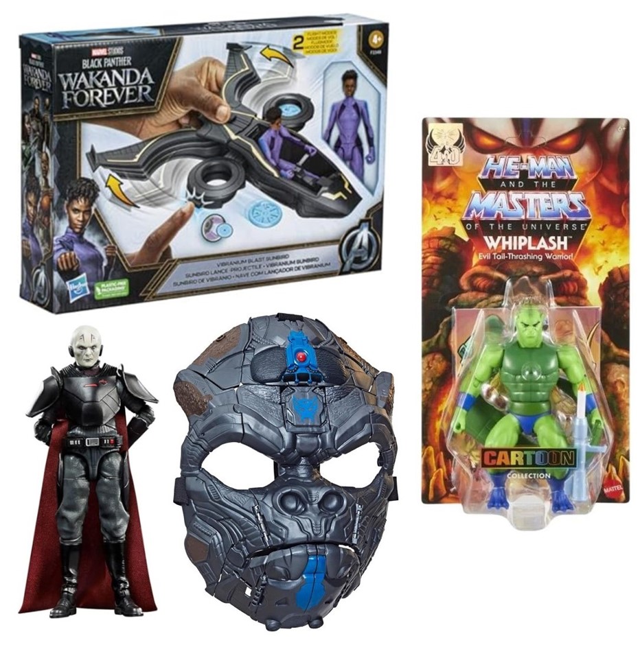 4 x Assorted Toys: x1 TRANSFORMERS 2-in-1 Optimus Primal Mask. x1 MARVEL ST