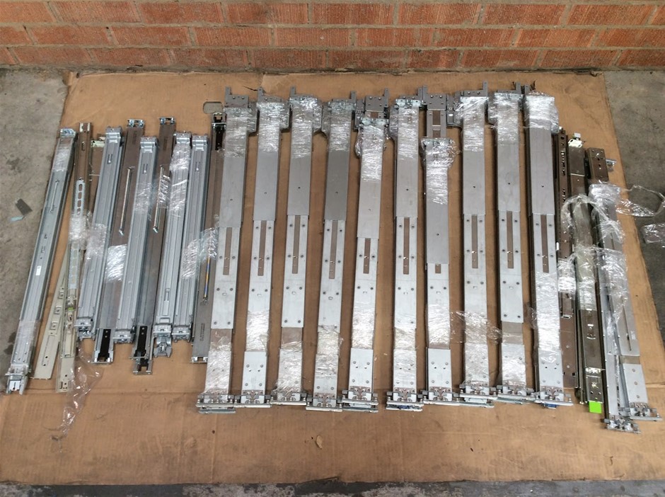 Mixed Brand Server Rack Sliding Rails Lot (Lot of 22)