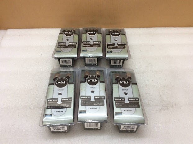 Prolink HMC287-0150 High Speed HDMI Cable with Ethernet New (Lot of 6)