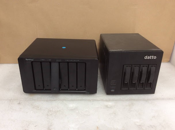 Datto & Synology DiskStation + Network Attached Storage Device (Lot of 2)