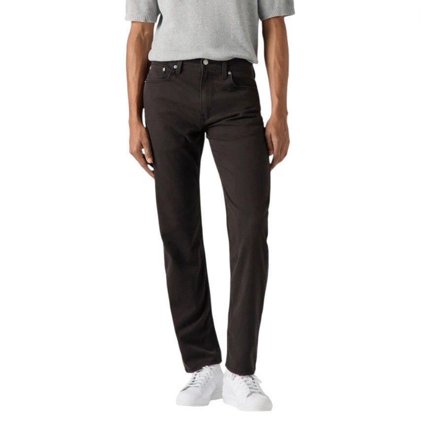 LEVI'S Men's 502 Taper Chino Pant, Size 34x30, 56% Cotton, Black Wash (1630