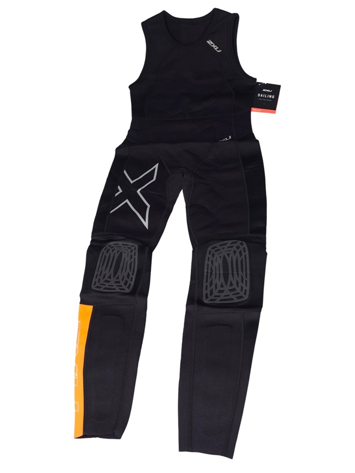 2XU Men's High Performance Power Long John, Size 2XS, Black/Orange. Buyers