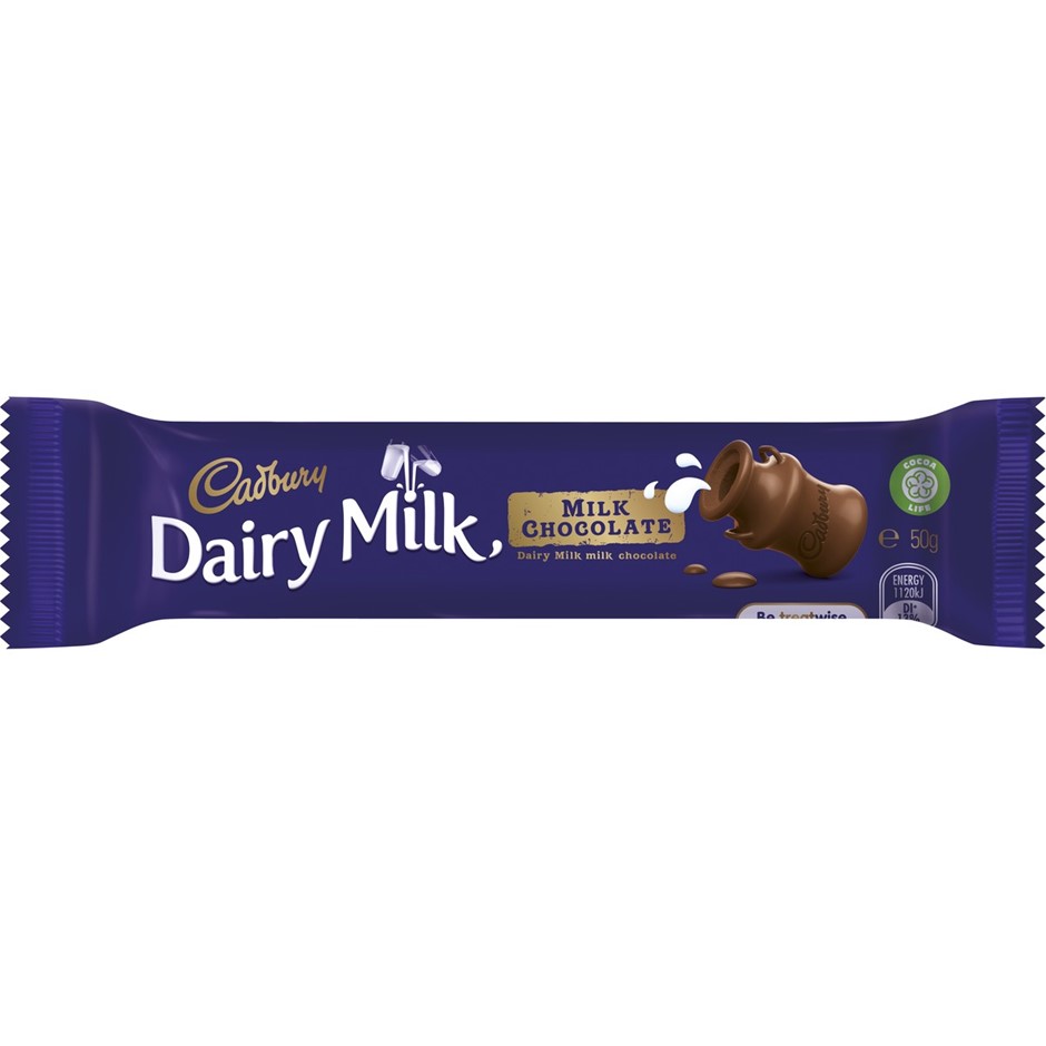 27 x CADBURY Dairy Milk Chocolate Bars, 50g. Best Before: 06/2026. Buyers