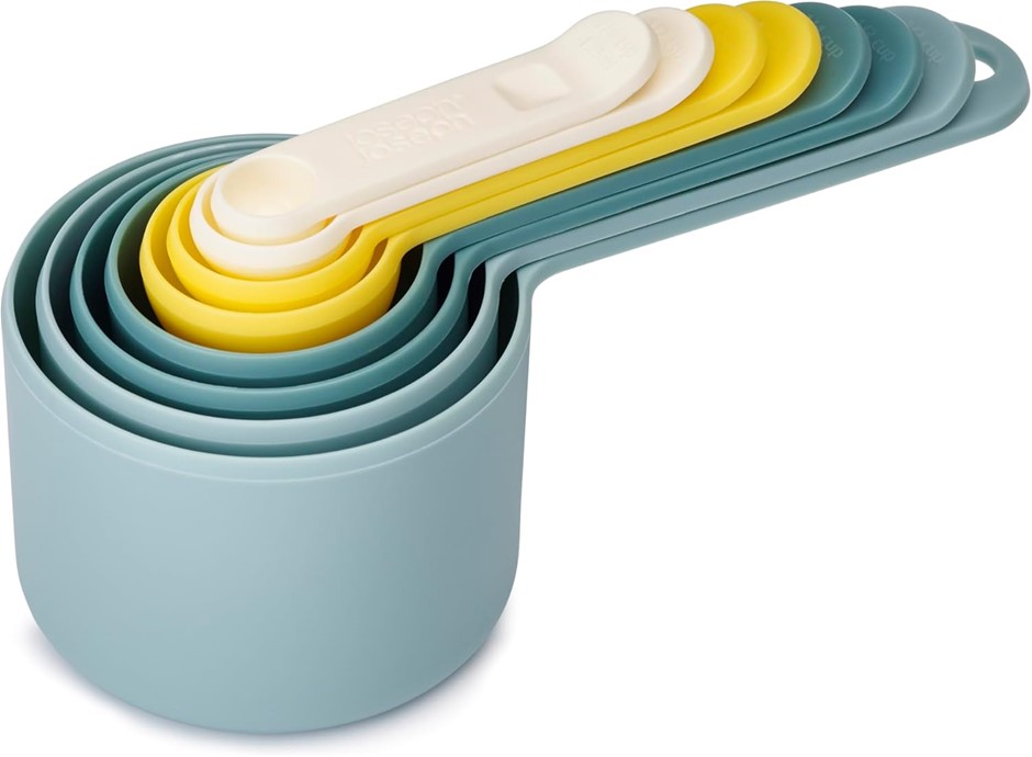 JOSEPH JOSEPH Nest  8-PieceMeasuring Cups and Spoons Set, Baking tools, Opa